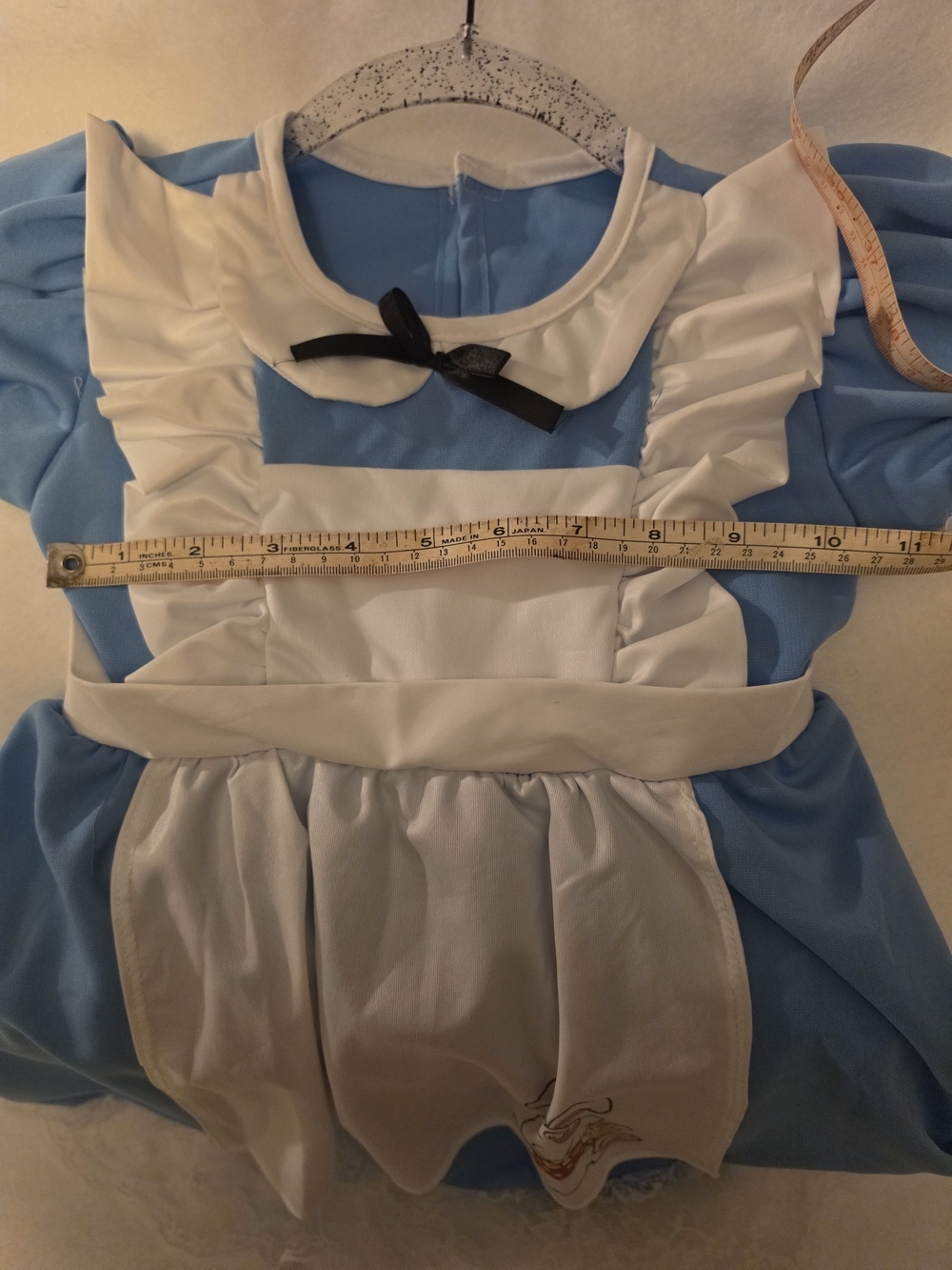 Alice Girls' Storybook Halloween Costume with Black Bow